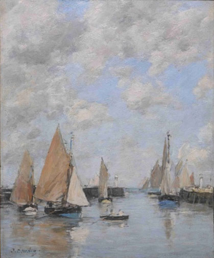 Eugene BOUDIN Trouville mol u plimi oko 1888 1895