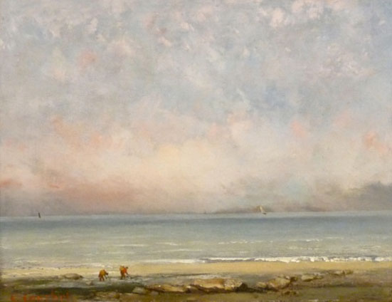 Gustave COURBET Plaza u Trouvilleu oko 1865